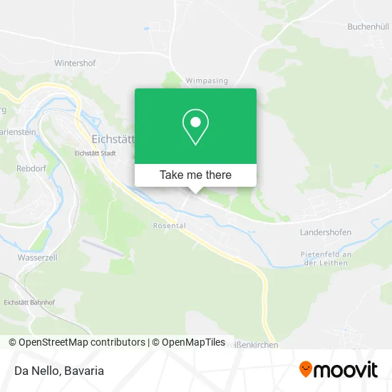 Карта Da Nello