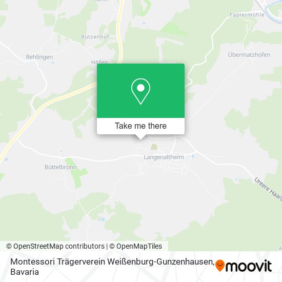 Карта Montessori Trägerverein Weißenburg-Gunzenhausen