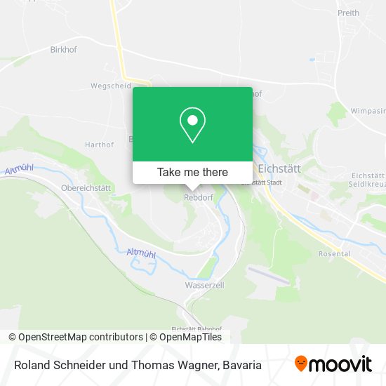 Roland Schneider und Thomas Wagner map