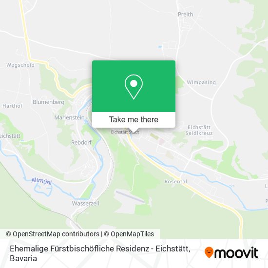 Карта Ehemalige Fürstbischöfliche Residenz - Eichstätt