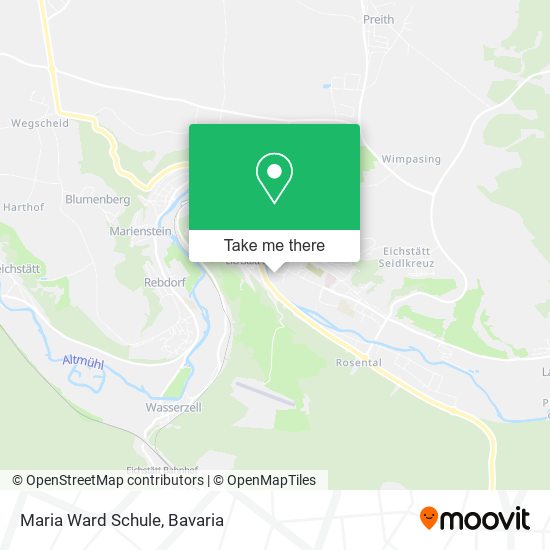 Maria Ward Schule map