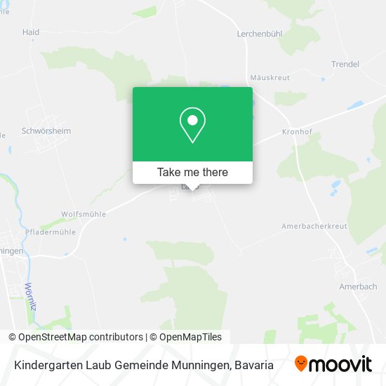 Kindergarten Laub Gemeinde Munningen map