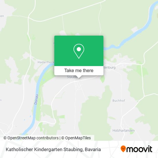 Katholischer Kindergarten Staubing map