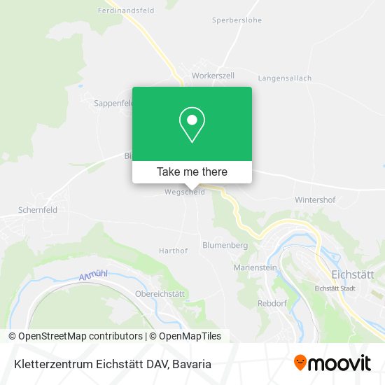 Kletterzentrum Eichstätt DAV map
