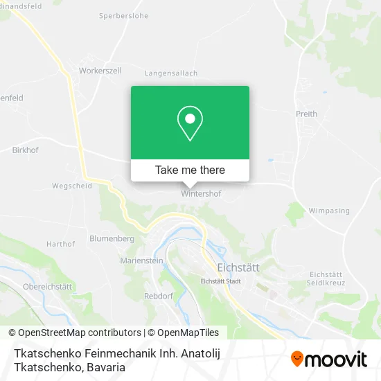 Карта Tkatschenko Feinmechanik Inh. Anatolij Tkatschenko