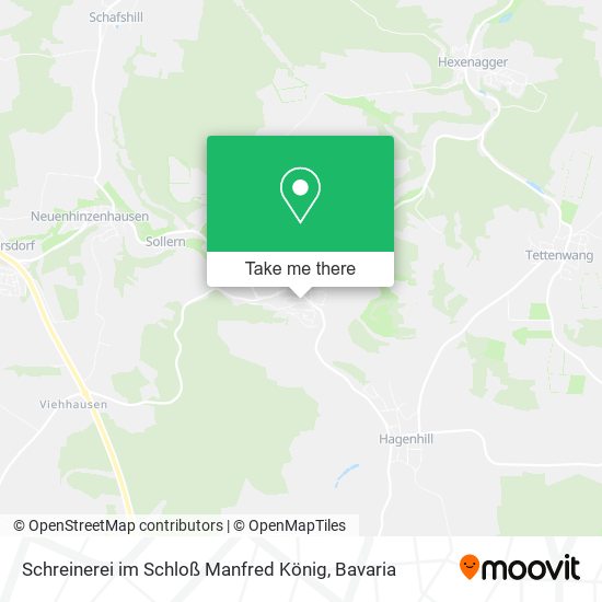 Schreinerei im Schloß Manfred König map