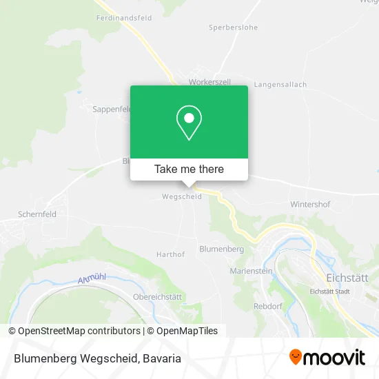 Карта Blumenberg Wegscheid
