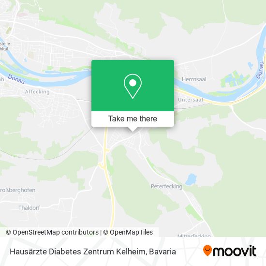 Hausärzte Diabetes Zentrum Kelheim map