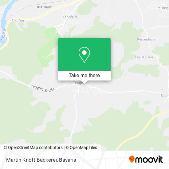 Martin Knott Bäckerei map