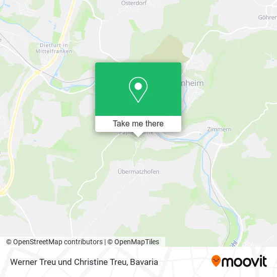 Карта Werner Treu und Christine Treu