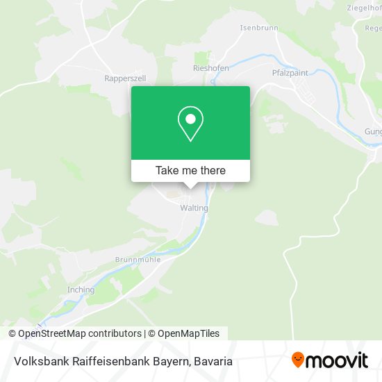 Volksbank Raiffeisenbank Bayern map