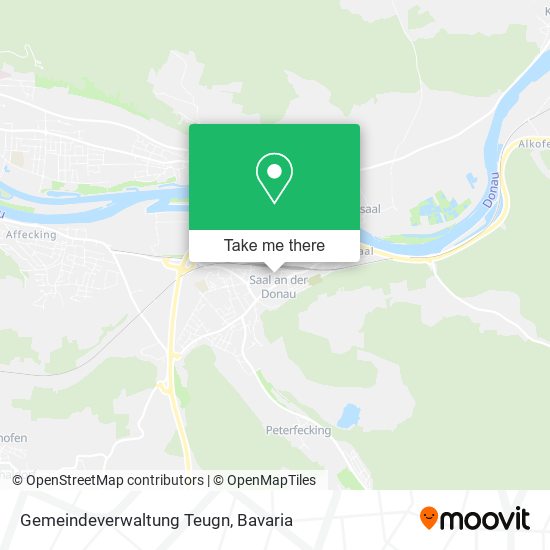 Gemeindeverwaltung Teugn map