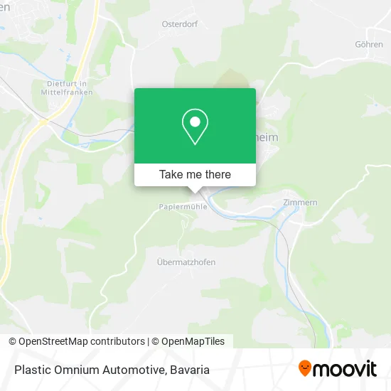 Карта Plastic Omnium Automotive