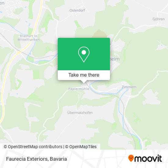 Faurecia Exteriors map