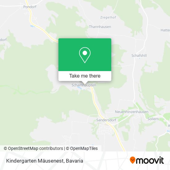 Kindergarten Mäusenest map