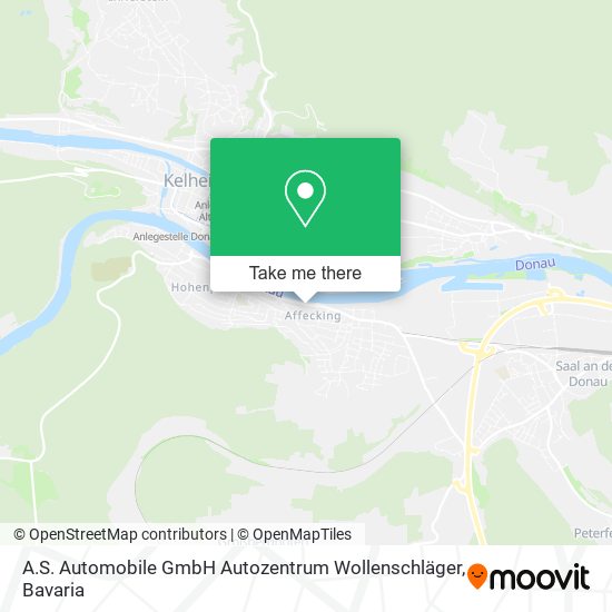 A.S. Automobile GmbH Autozentrum Wollenschläger map