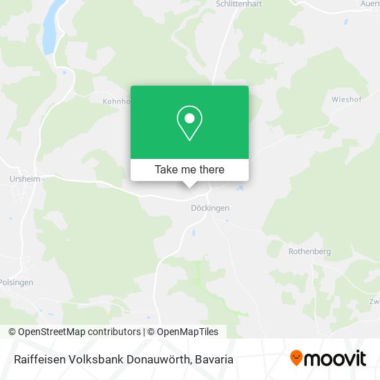 Raiffeisen Volksbank Donauwörth map