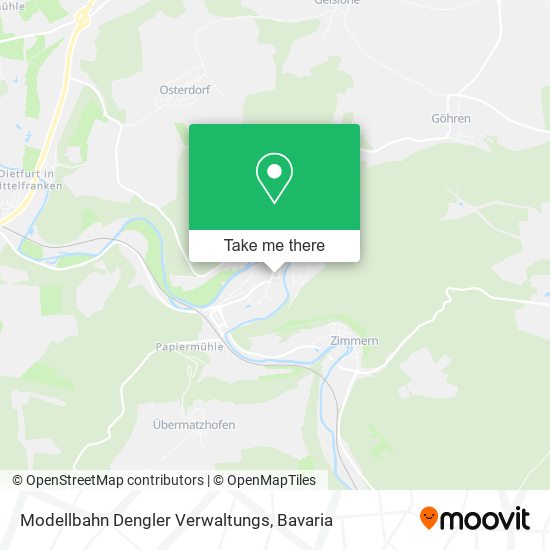 Карта Modellbahn Dengler Verwaltungs