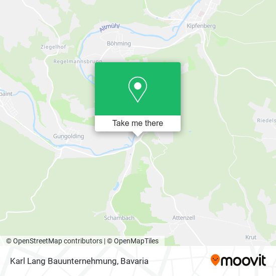 Karl Lang Bauunternehmung map