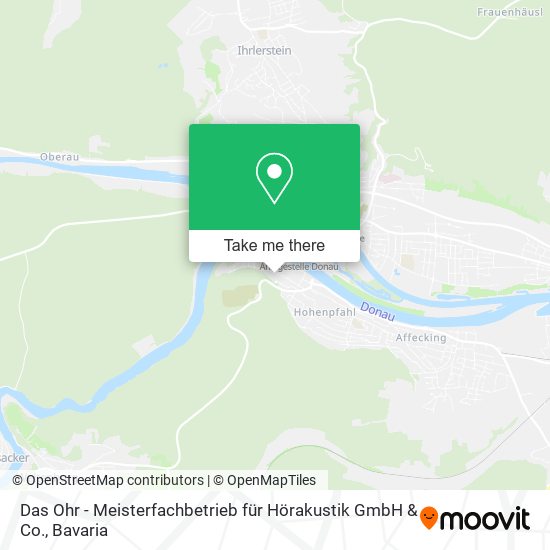 Das Ohr - Meisterfachbetrieb für Hörakustik GmbH & Co. map