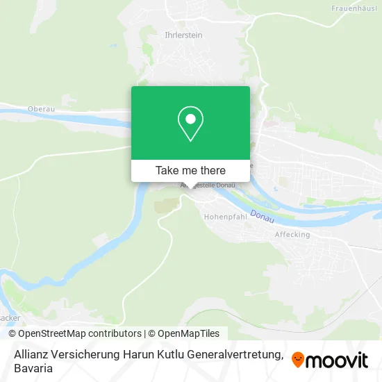 Карта Allianz Versicherung Harun Kutlu Generalvertretung