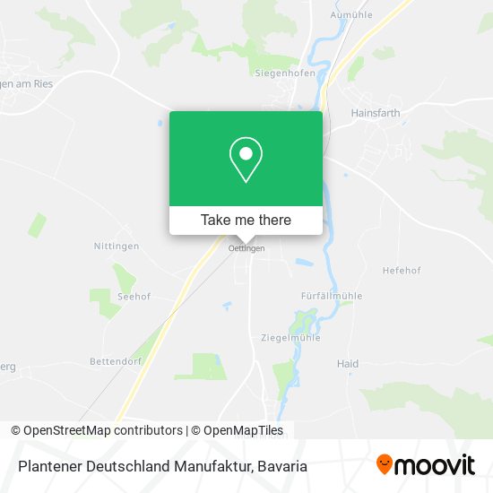 Plantener Deutschland Manufaktur map