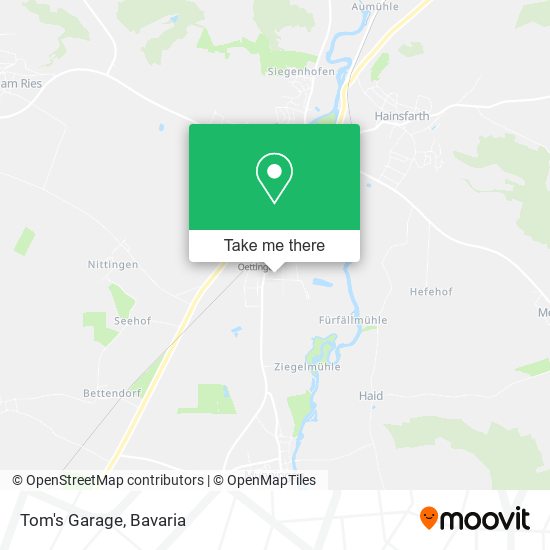 Tom's Garage map