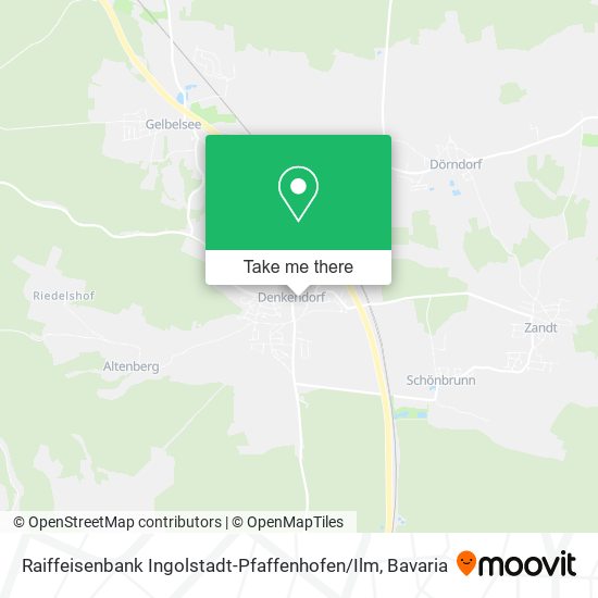 Raiffeisenbank Ingolstadt-Pfaffenhofen / Ilm map