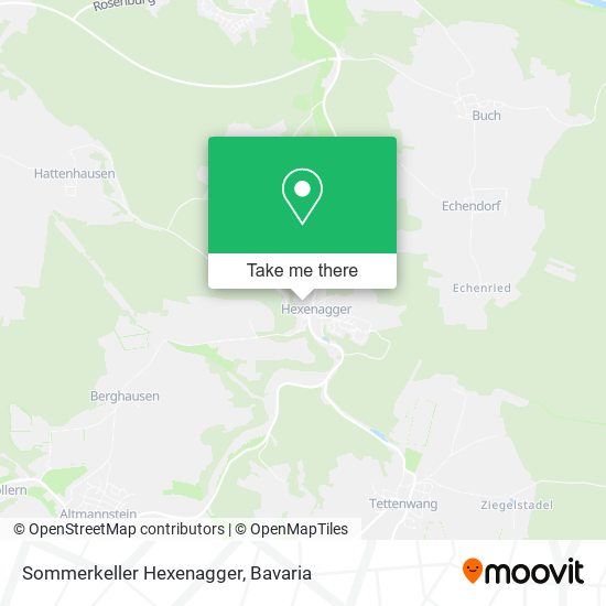 Sommerkeller Hexenagger map