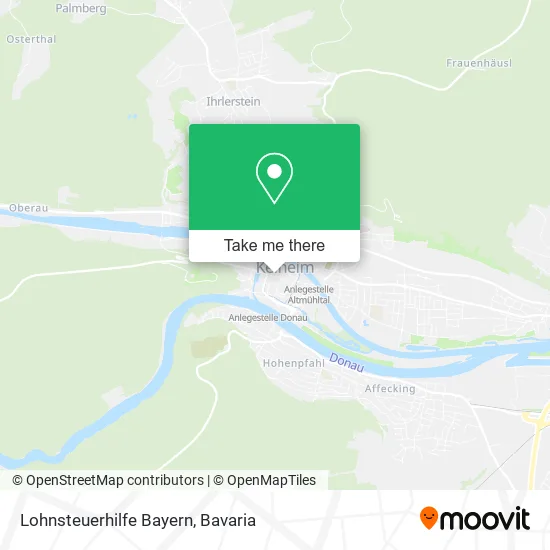 Карта Lohnsteuerhilfe Bayern