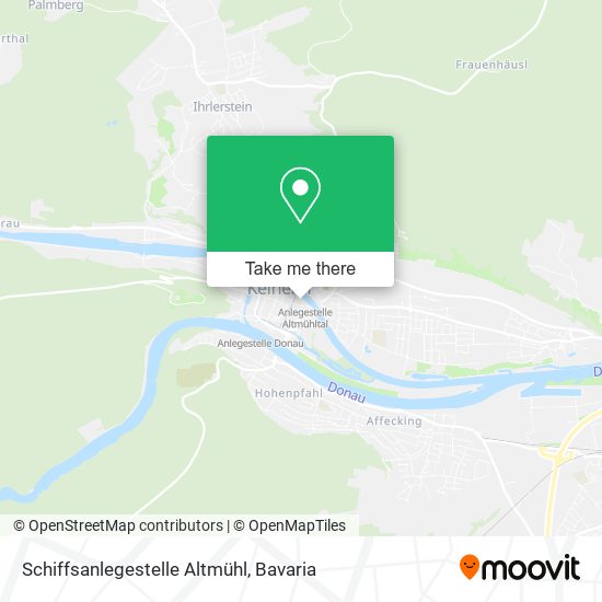 Schiffsanlegestelle Altmühl map
