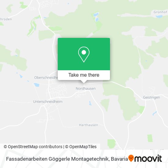 Fassadenarbeiten Göggerle Montagetechnik map