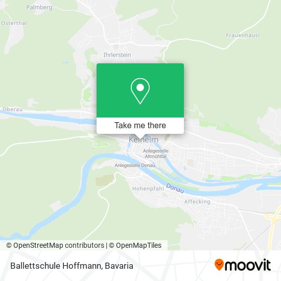 Ballettschule Hoffmann map