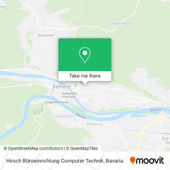 Карта Hirsch Büroeinrichtung Computer Technik