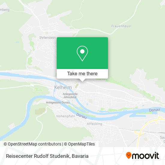 Reisecenter Rudolf Studenik map