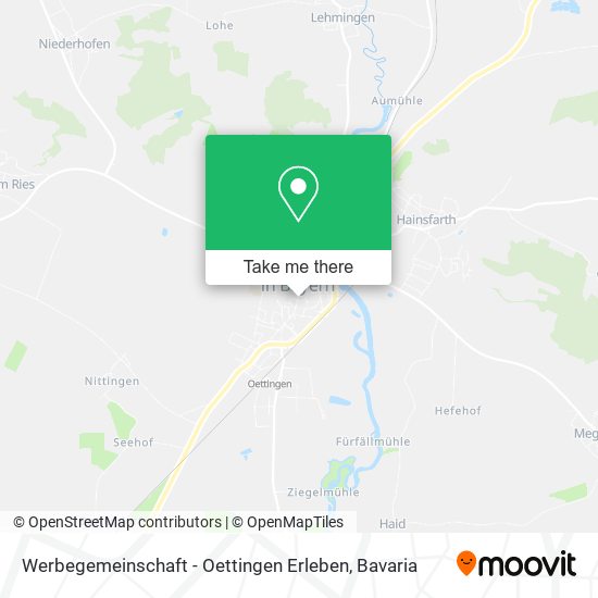 Werbegemeinschaft - Oettingen Erleben map