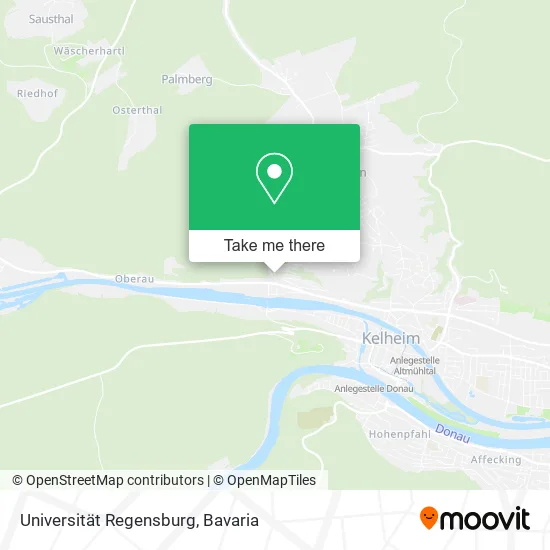 Карта Universität Regensburg