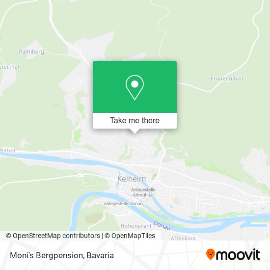 Moni's Bergpension map