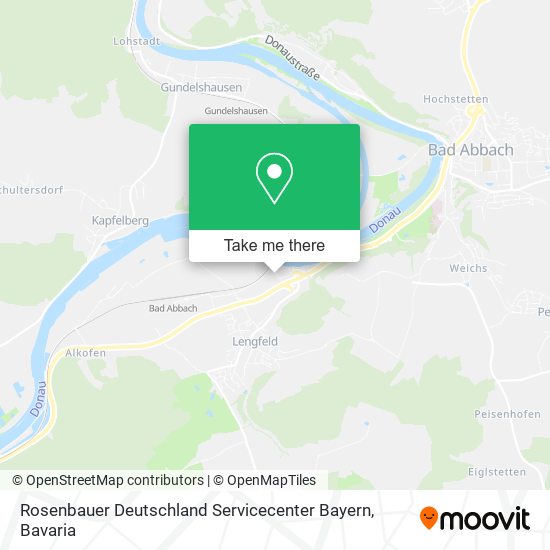 Rosenbauer Deutschland Servicecenter Bayern map