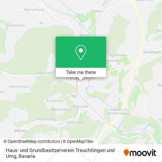 Haus- und Grundbesitzerverein Treuchtlingen und Umg map