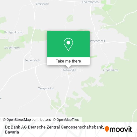 Dz Bank AG Deutsche Zentral Genossenschaftsbank map