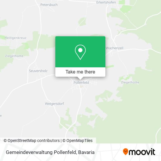 Gemeindeverwaltung Pollenfeld map