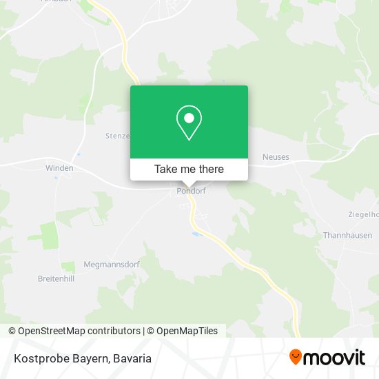 Kostprobe Bayern map