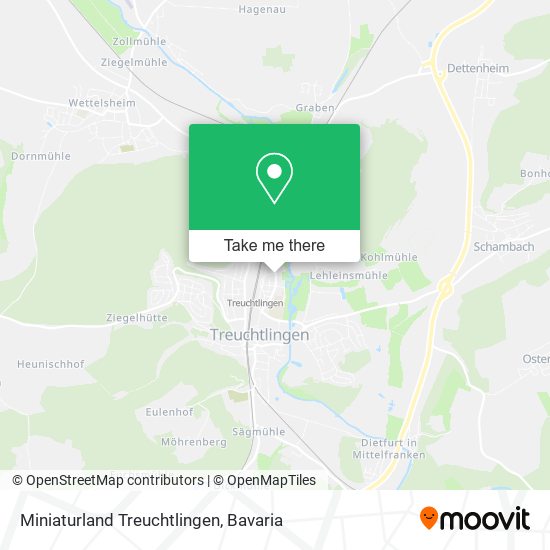 Miniaturland Treuchtlingen map