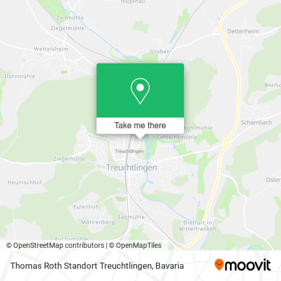 Thomas Roth Standort Treuchtlingen map