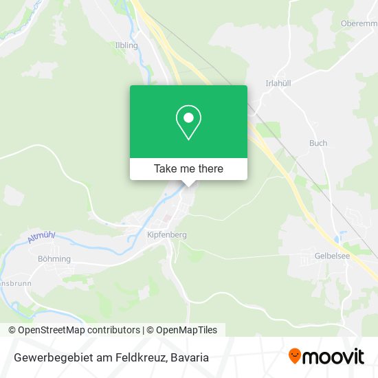 Gewerbegebiet am Feldkreuz map