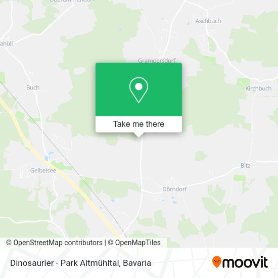 Dinosaurier - Park Altmühltal map