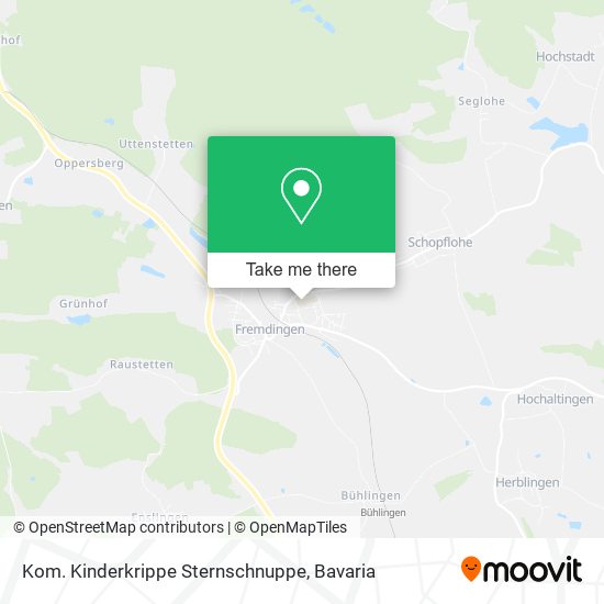 Kom. Kinderkrippe Sternschnuppe map