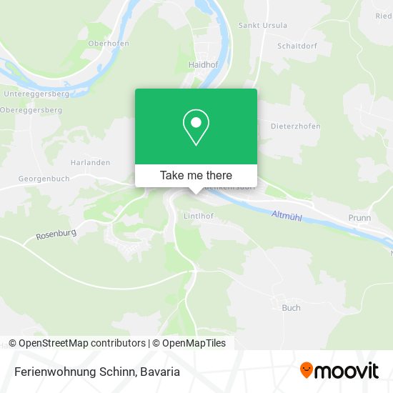 Карта Ferienwohnung Schinn