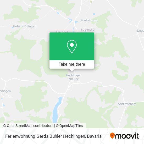 Карта Ferienwohnung Gerda Bühler Hechlingen